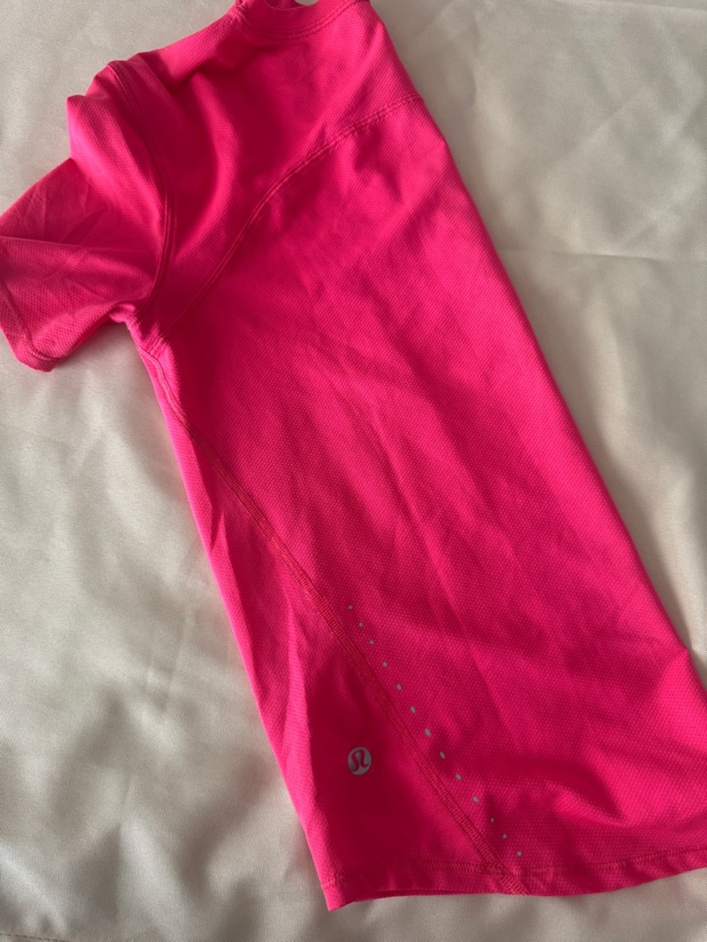 lululemon athletica Hot Pink Short Sleeve Performance Tee